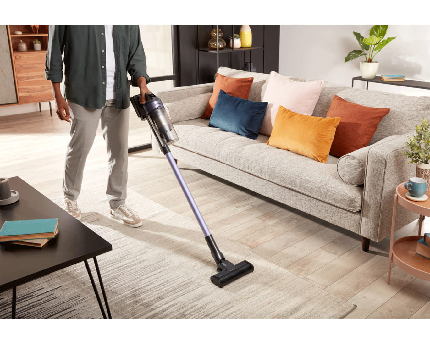 Aspirateur Balai Samsung Jet 60 Turbo 2000W - Noir & Violet