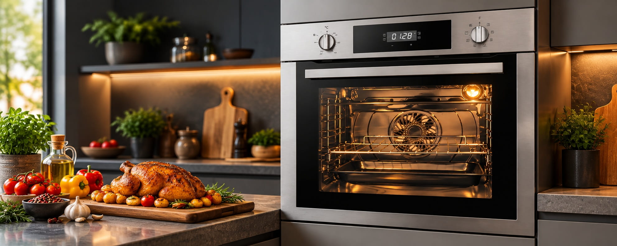 Four Electrique Encastrable ROSIERS 65 Litres / INOX