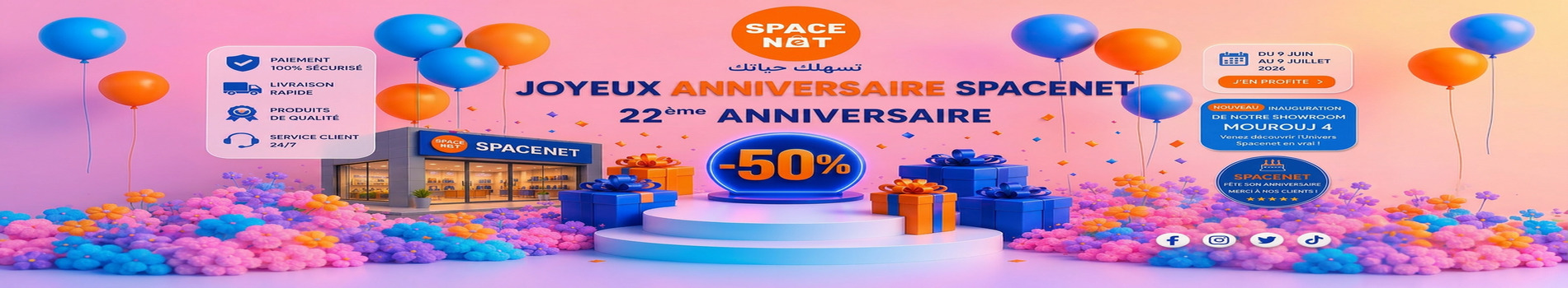 anniversaire 22 Spacenet