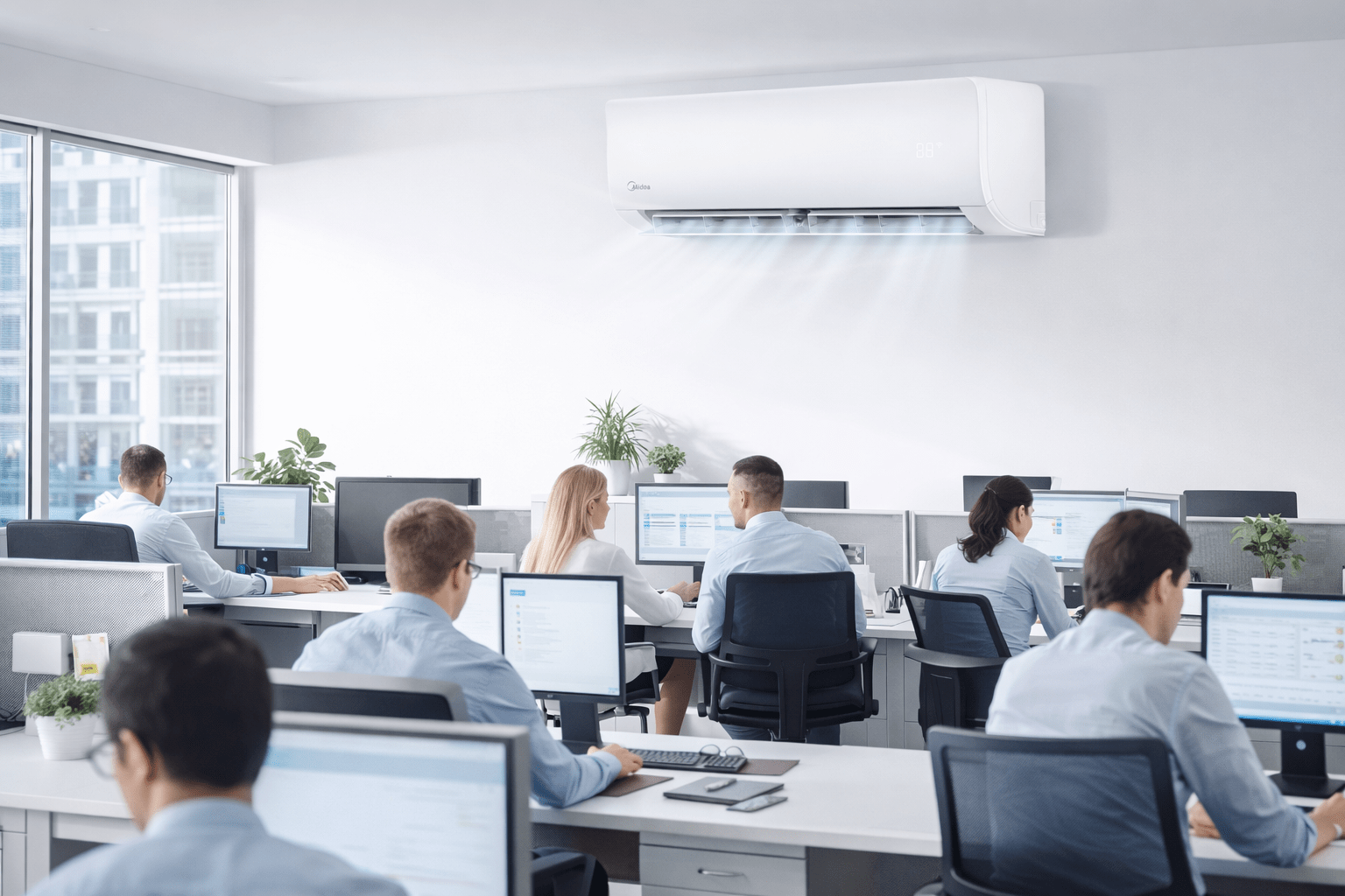  Climatiseur MIDEA SMART 24CF INVERTER 24MKHR R410