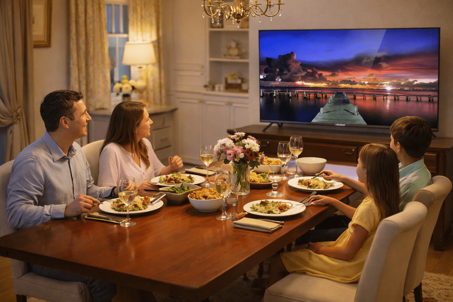 TV 32" ECOSAT LED HD / Noir / ECO32T2