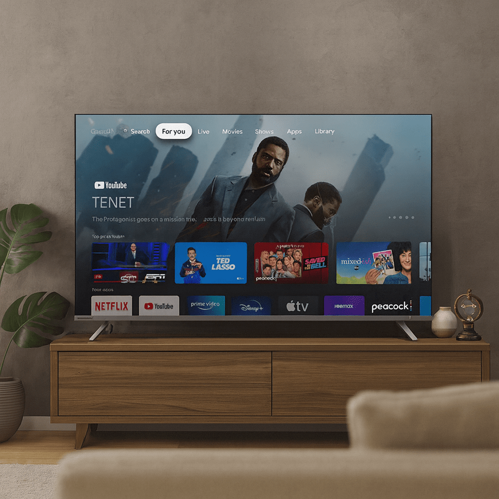 TELEEVISEUR TELEFUNKEN E3F 32" HD GOOGLE TV + RECEPTEUR INTEGRE