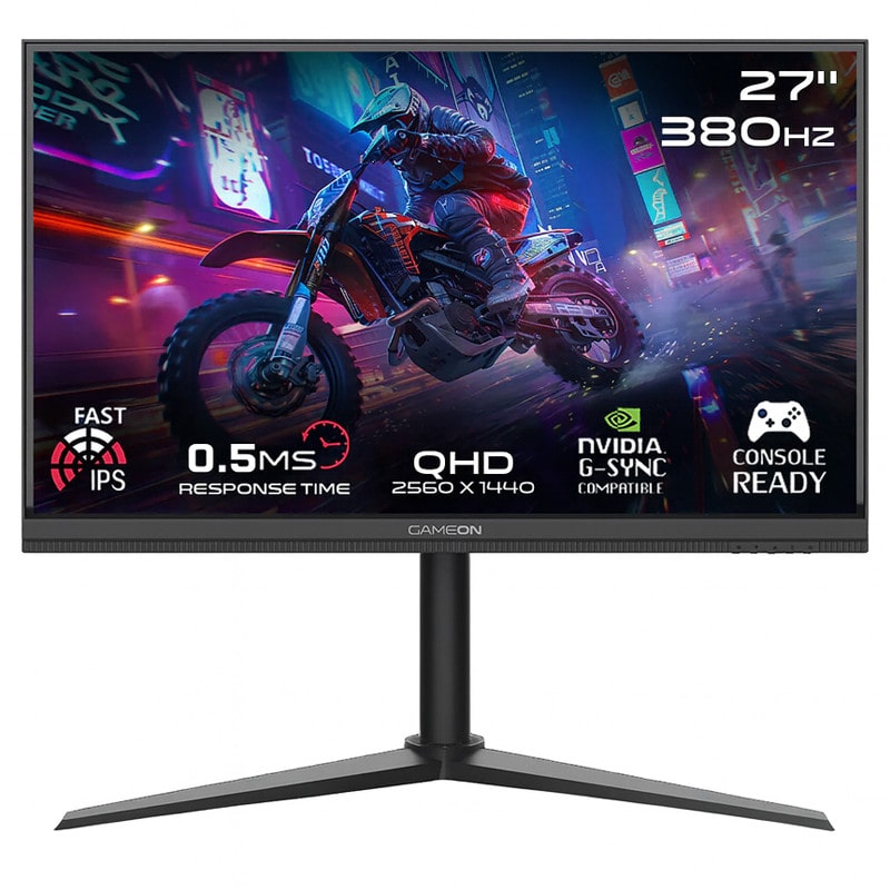Ecran Gaming Gameon Midnight Pro Series 27'' QHD à bas prix en Tunisie