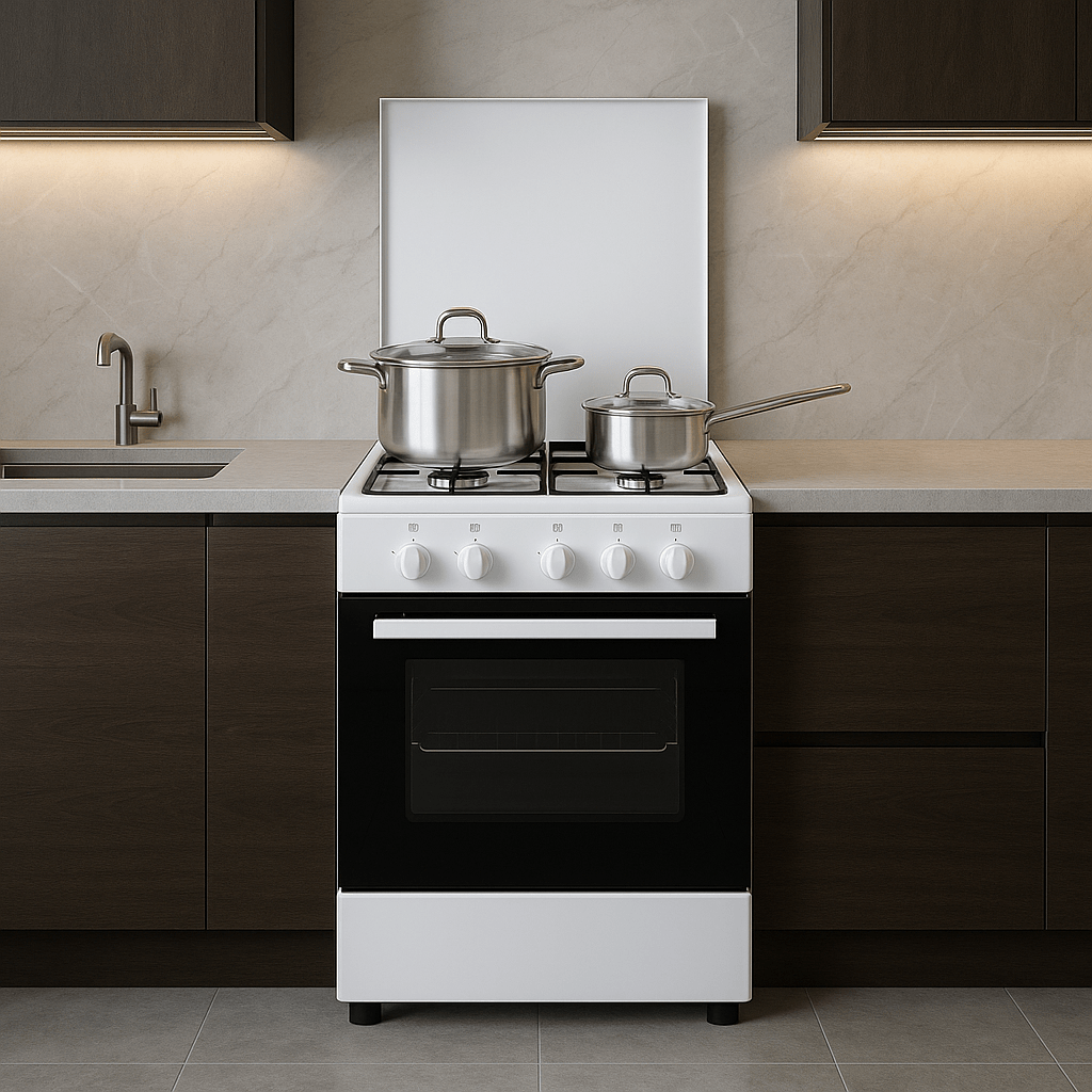 Cuisinière à Gaz SOTACER SF504WI 4Feux 50cm - Blanc