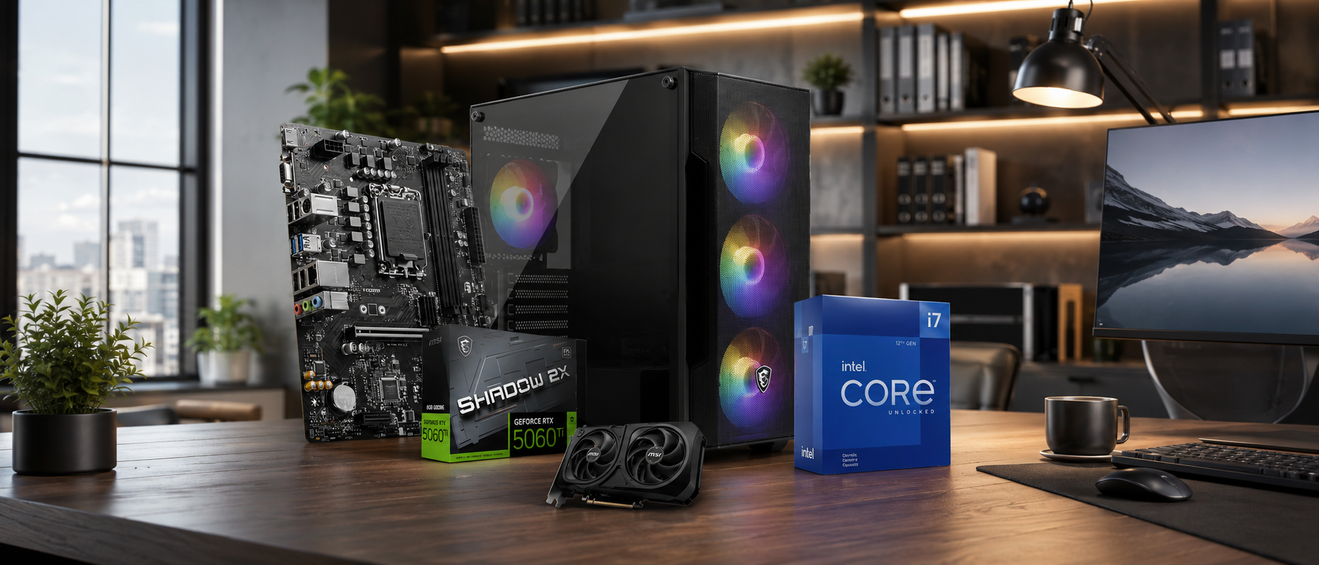 🖥️ Pc de Bureau Gamer Max 509 – i5-12400F, RTX 5060 Ti, 32Go RAM, SSD 1To au meilleur prix en Tunisie