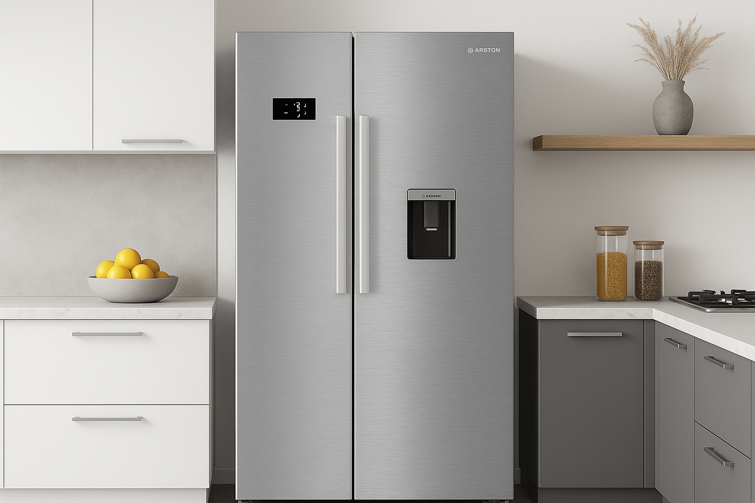 Réfrigérateur Side By Side ARISTON ARS91F6634-XLNA 630Litres NoFrost - Inox