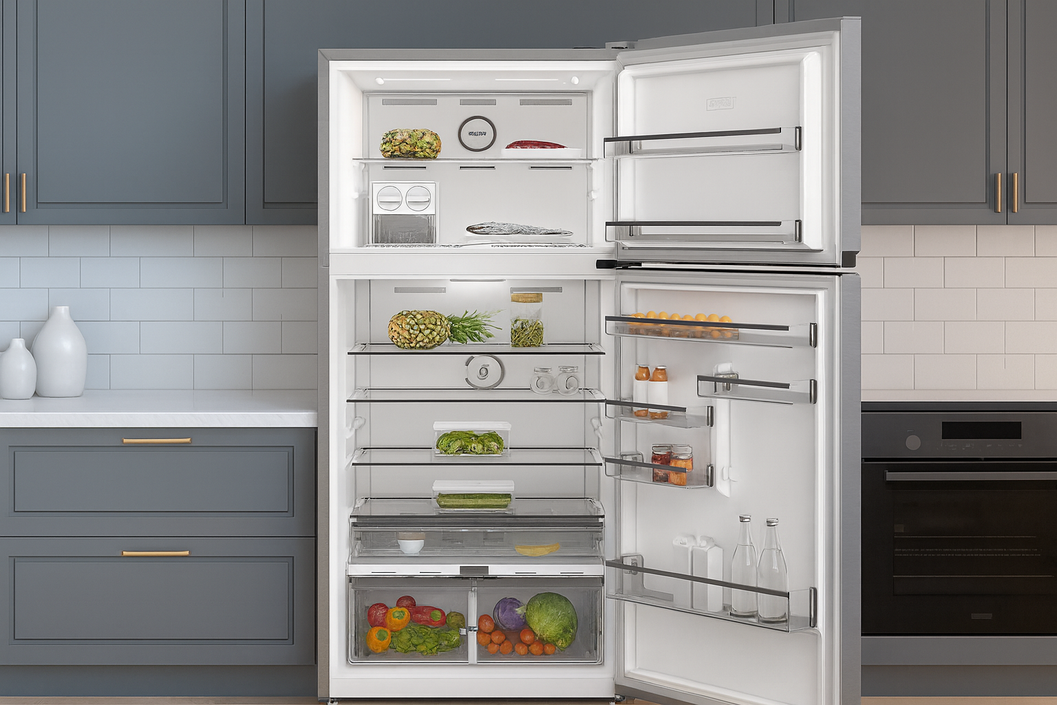 🧊 Réfrigérateur Whirlpool WTMF836633XNA – Puissant, spacieux et économe