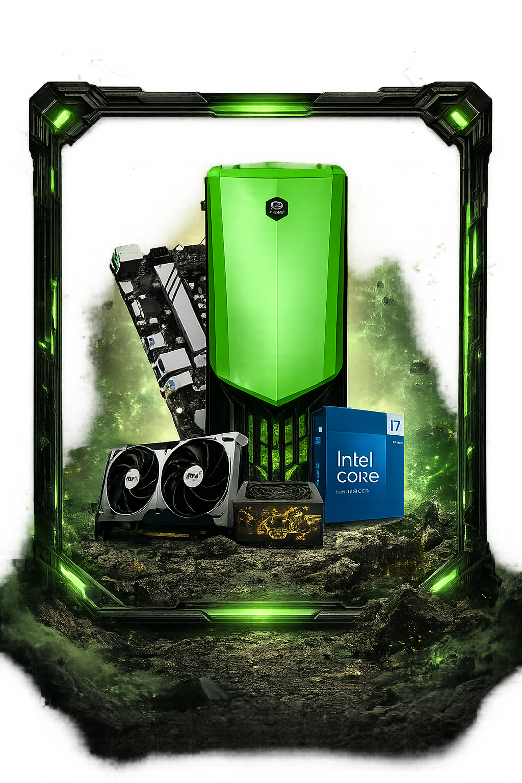 🖥️ PC de Bureau Gamer Max 720 – Intel i7-14700 + RTX 5060 + 32Go DDR5 en Tunisie