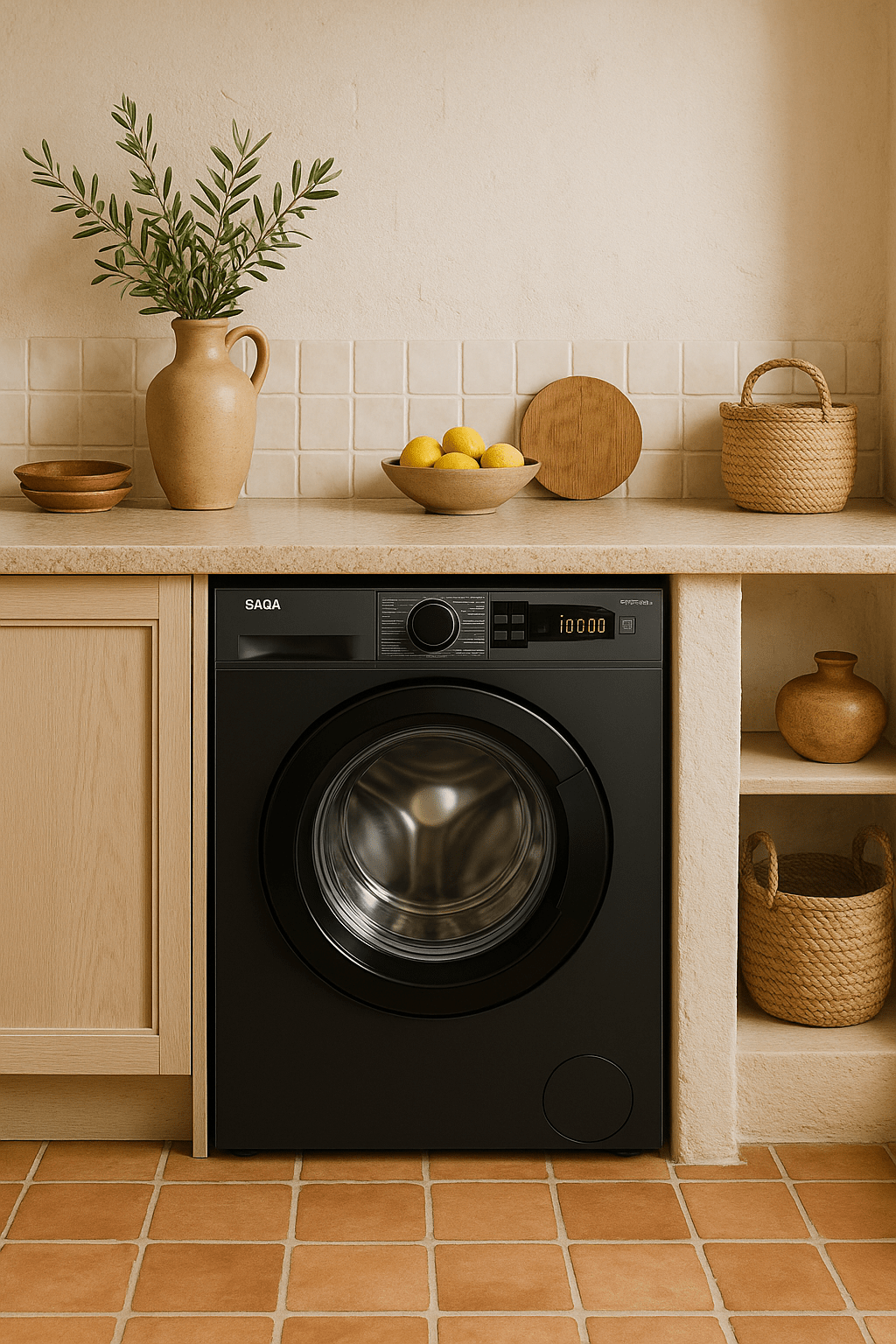 Machine a Laver SABA ML0914DX 9KG 1400TR Dark Silver