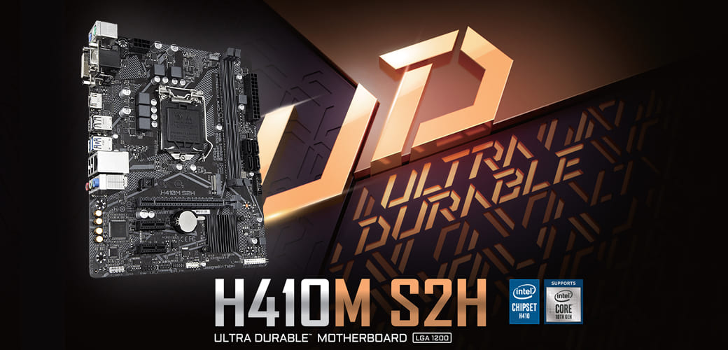 Carte mère Gigabyte H410M S2H 