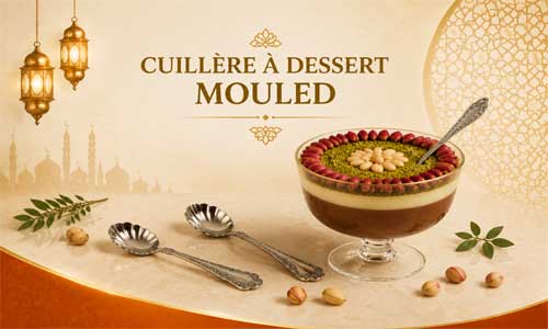  Cuillère à Dessert Mouled