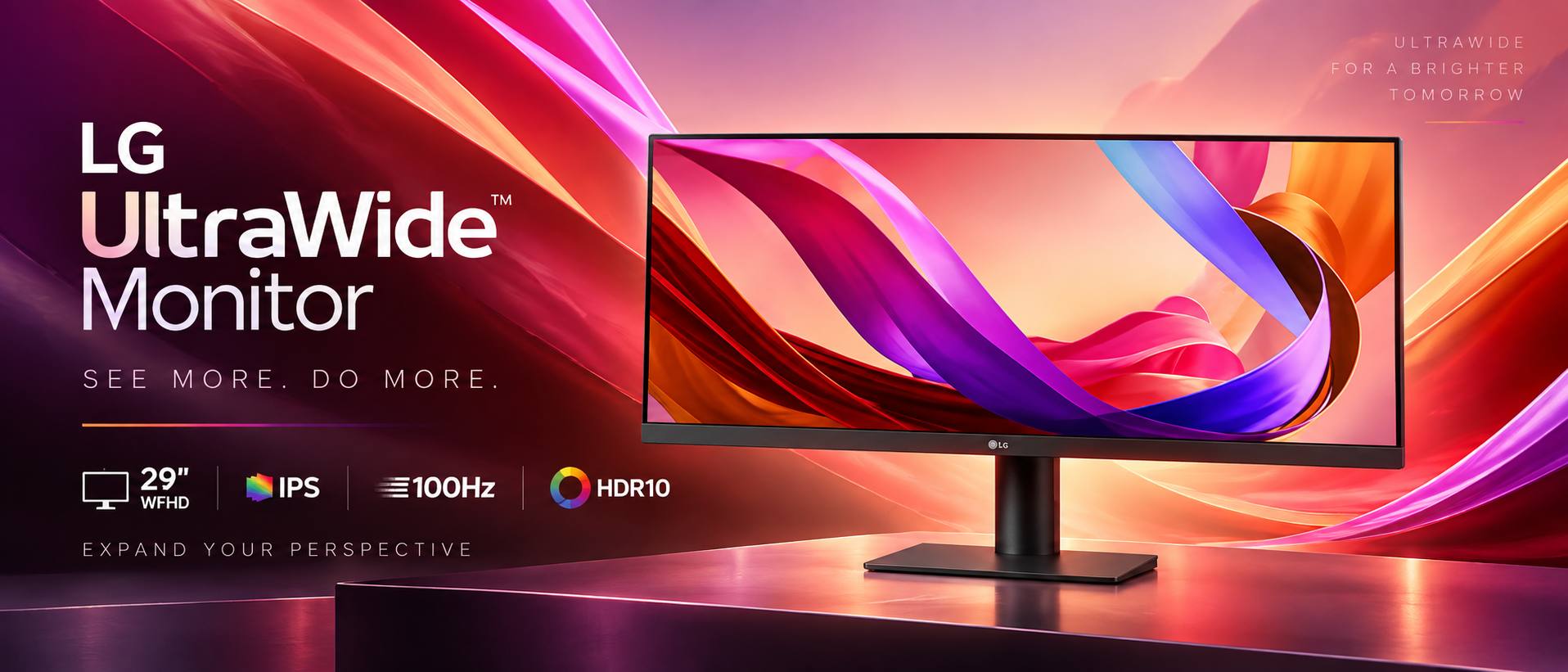 🖥️ Écran LG UltraWide 29U511A-B – 29" WFHD IPS 100Hz HDR10 au meilleur prix en Tunisie