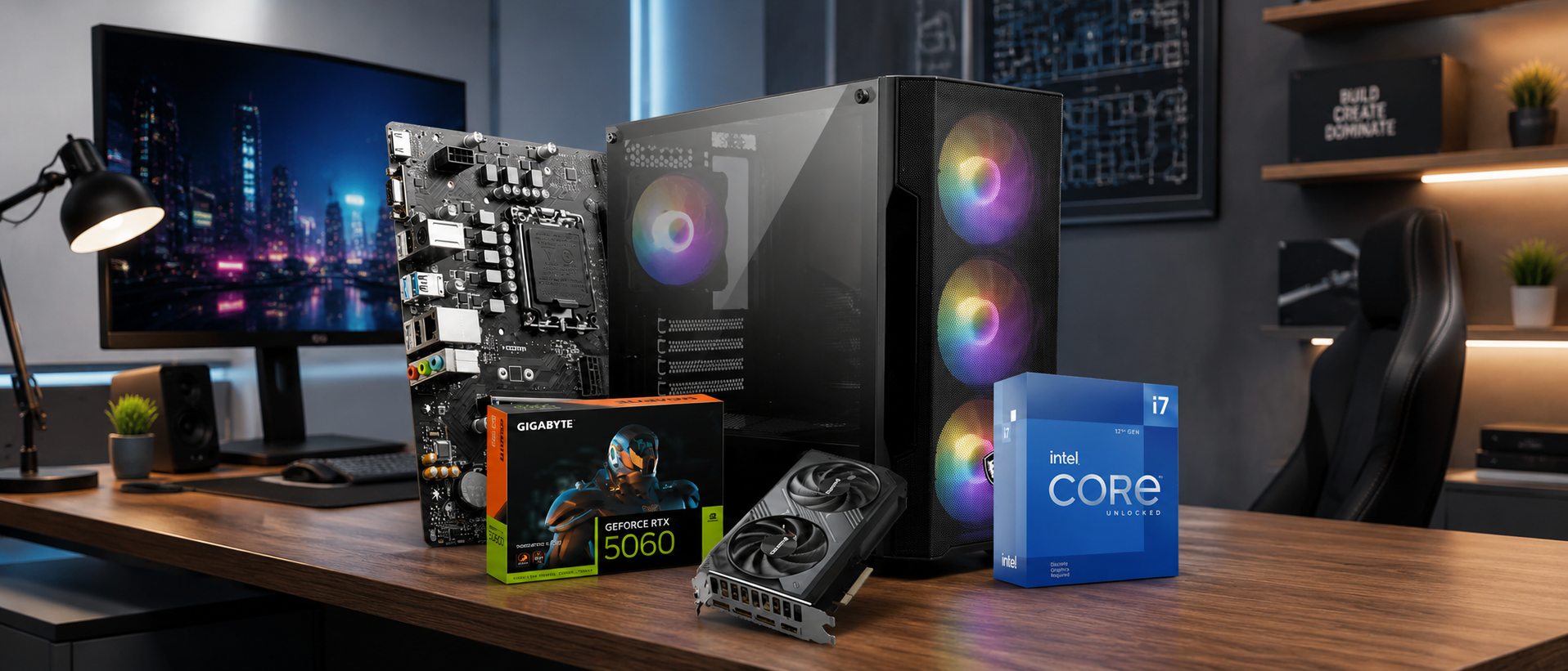 🖥️ Pc de Bureau Gamer Max 508 – i5-12400F, RTX 5060, 16Go RAM, SSD 1To au meilleur prix en Tunisie