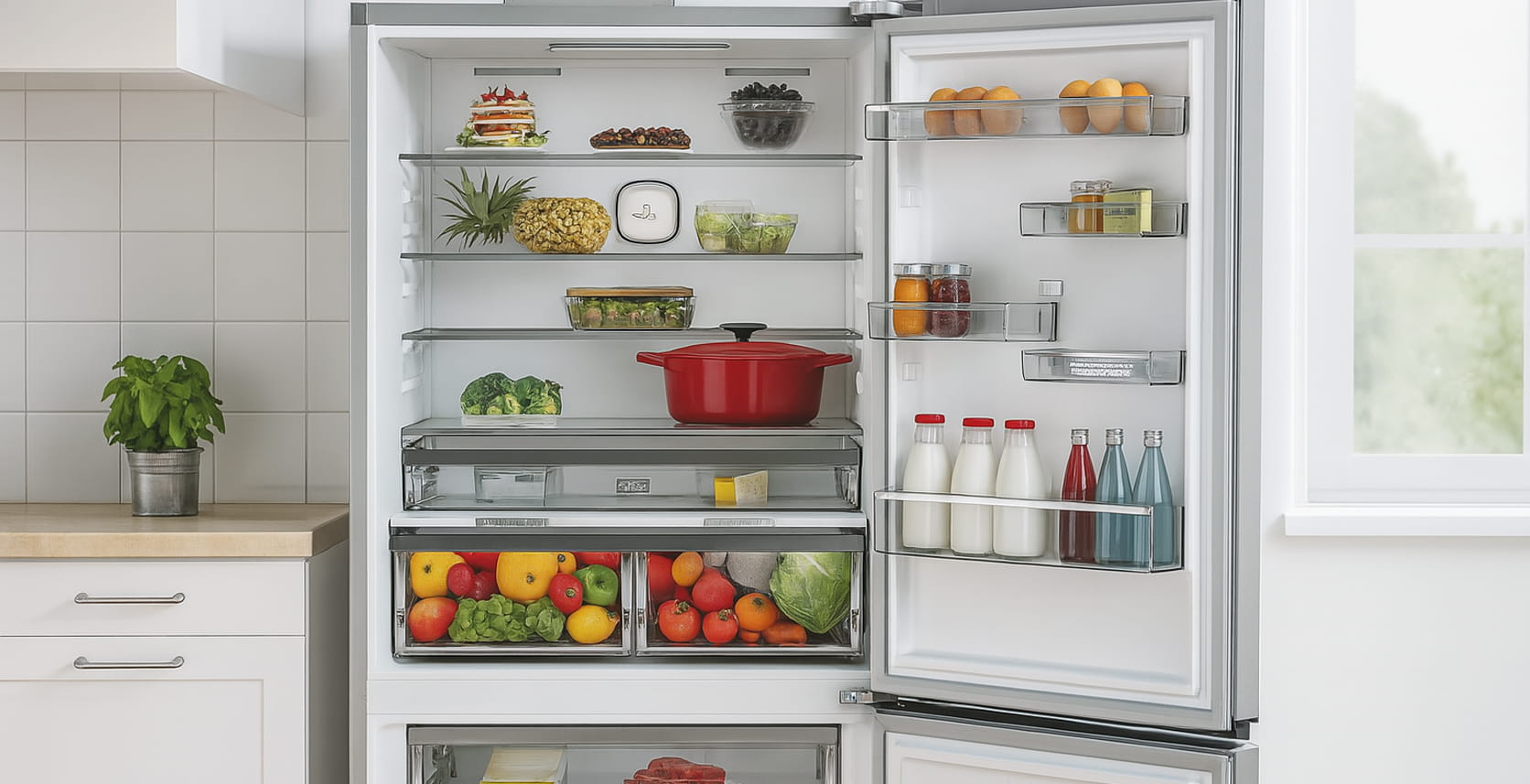 Réfrigérateur Whirlpool Combiné WBMF836573XNA en Tunisie