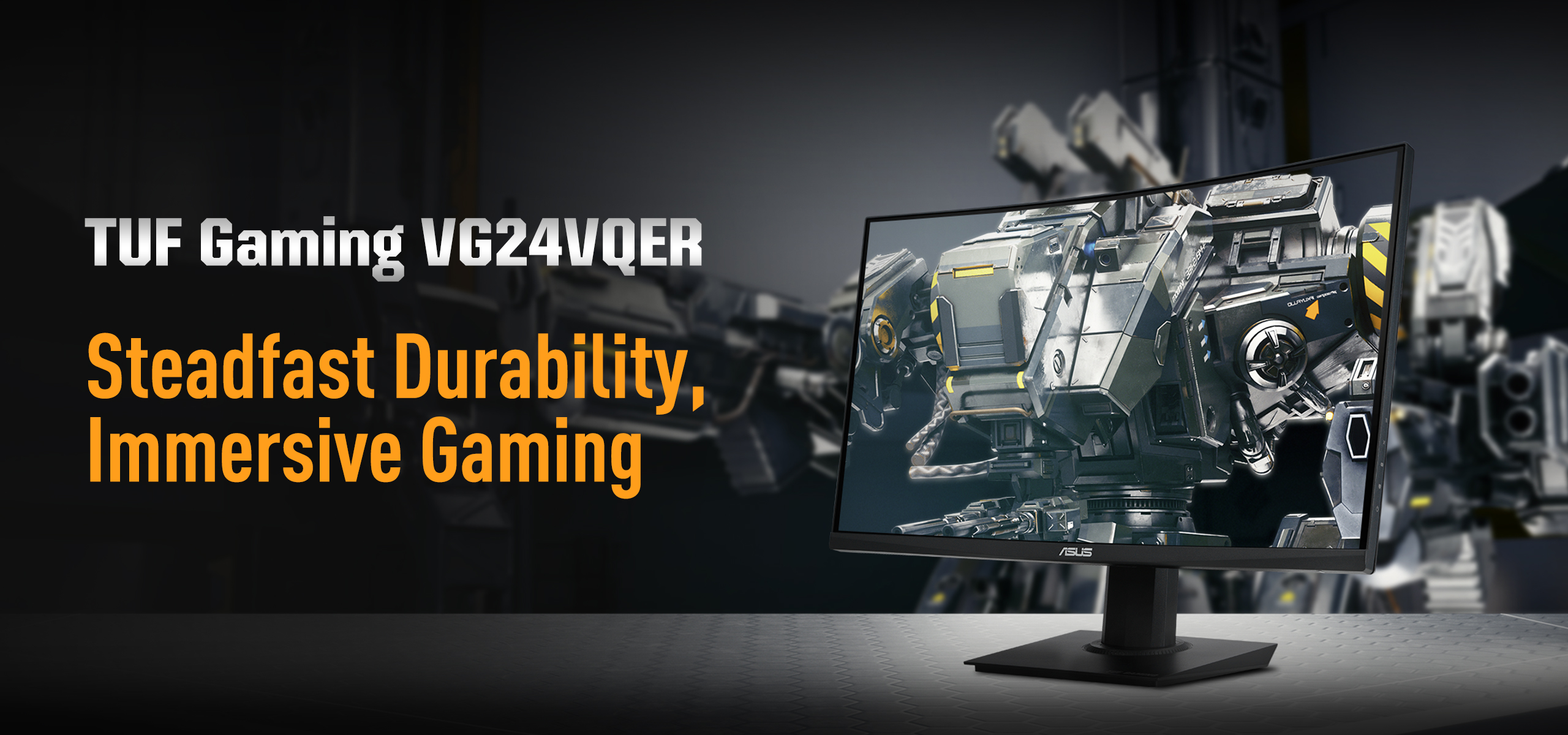 Écran Gamer Incurvé Asus TUF Gaming VG24VQER :  Fluidité extrême en Full HD avec un taux de rafraîchissement de 180 Hz