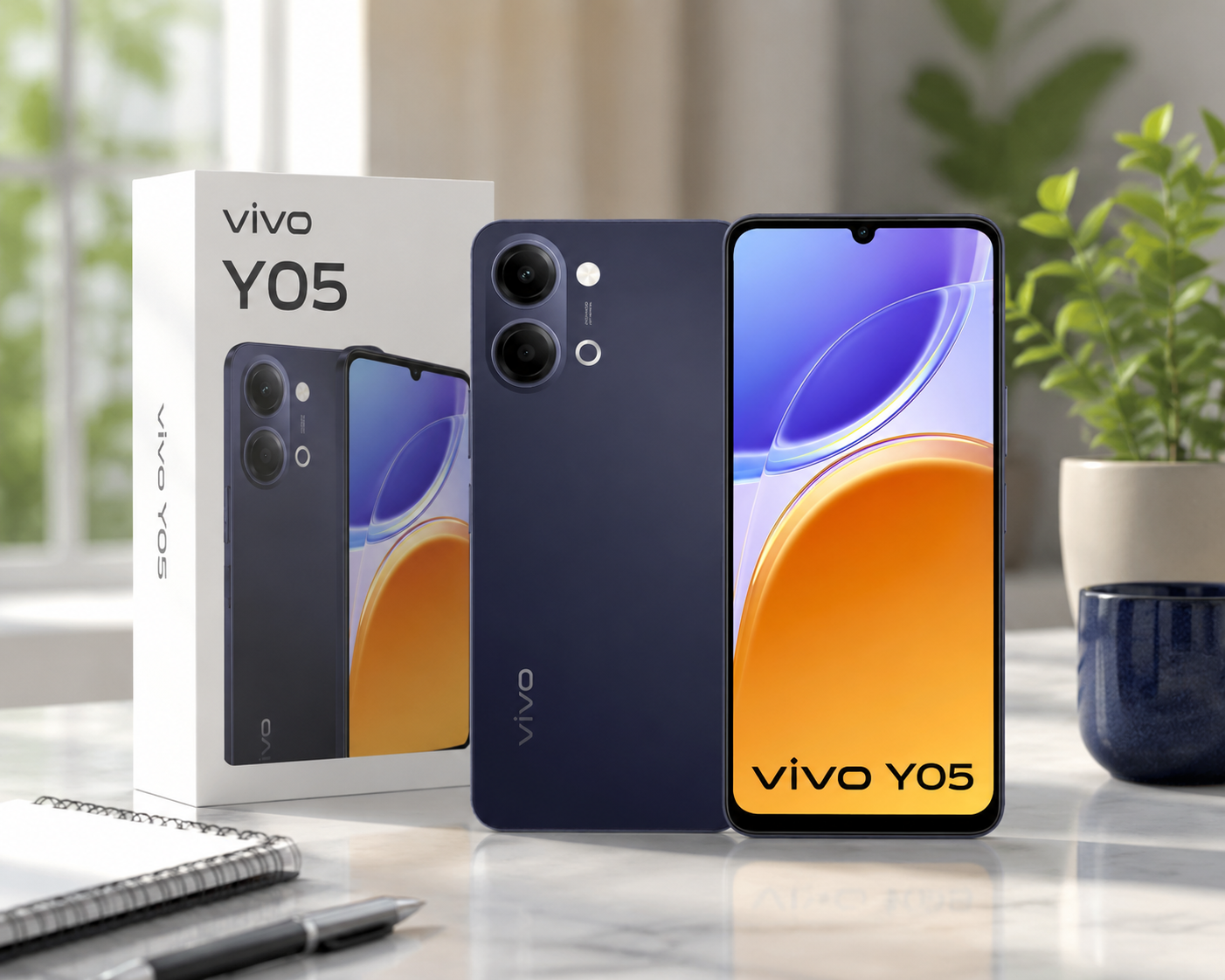 📱 Vivo Y05 8Go 64Go Bleu au meilleur prix en Tunisie