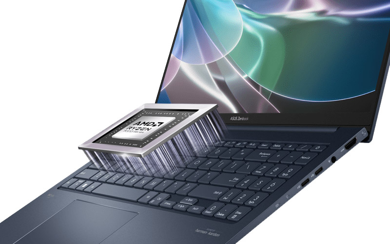 Ordinateur Portable Zenbook : Carte Graphique AMD Radeon Graphics : Expérience Visuelle Avancée et Polyvalence Graphique