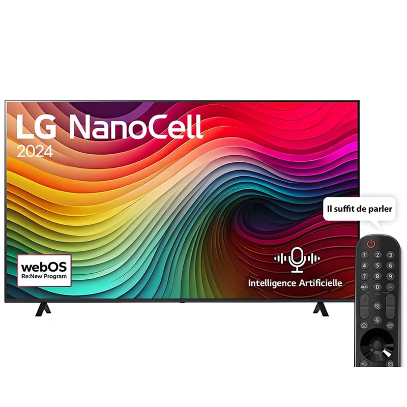 TV LG 50" NanoCell NANO80 4k au meilleur prix en Tunisie