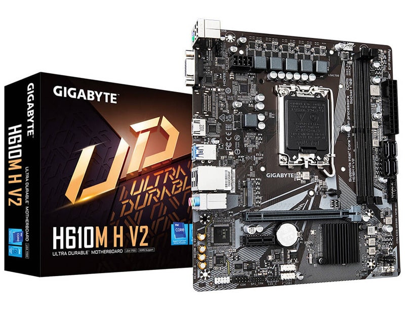 Carte Mère Gigabyte H610M H V2 G10 LGA 1700 à bas prix en Tunisie