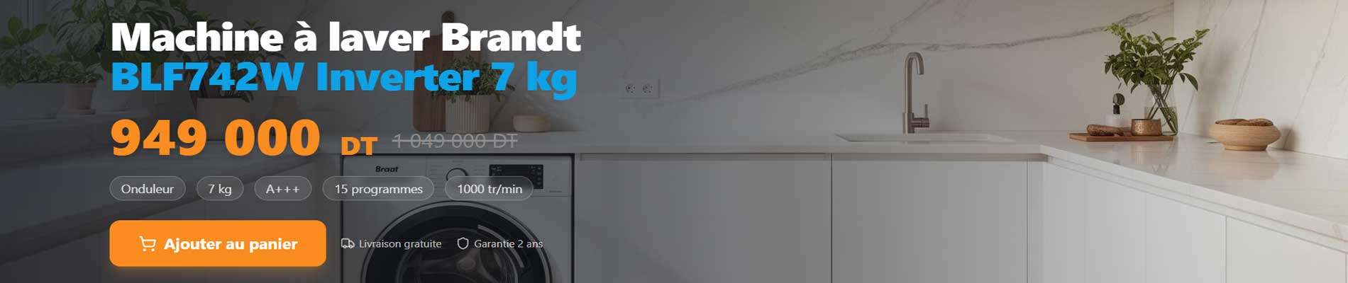 machine a laver brandt