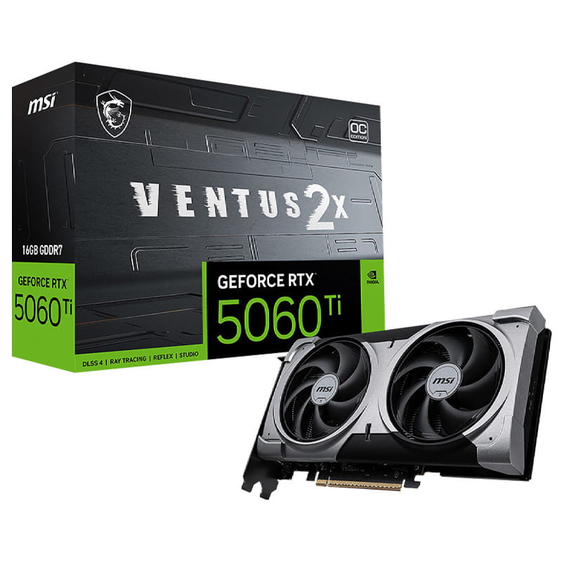 Carte Graphique MSI GeForce RTX 5060 Ti 16Go Ventus 2X OC Plus à bas prix en Tunisie