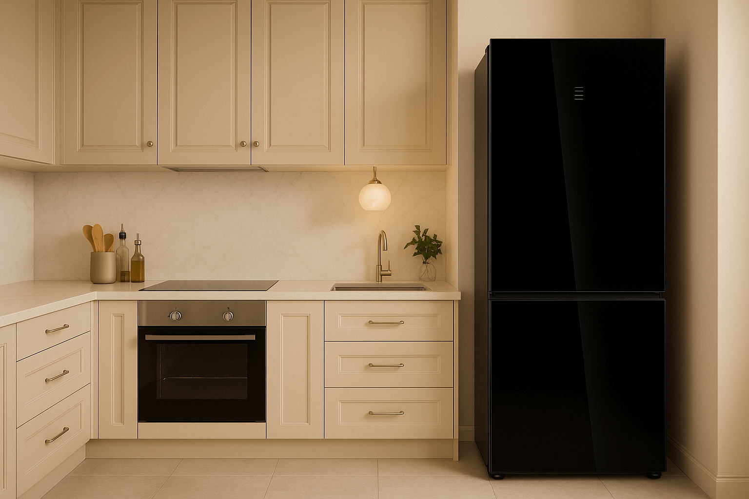 éfrigérateur Combiné Candy 432L Noir