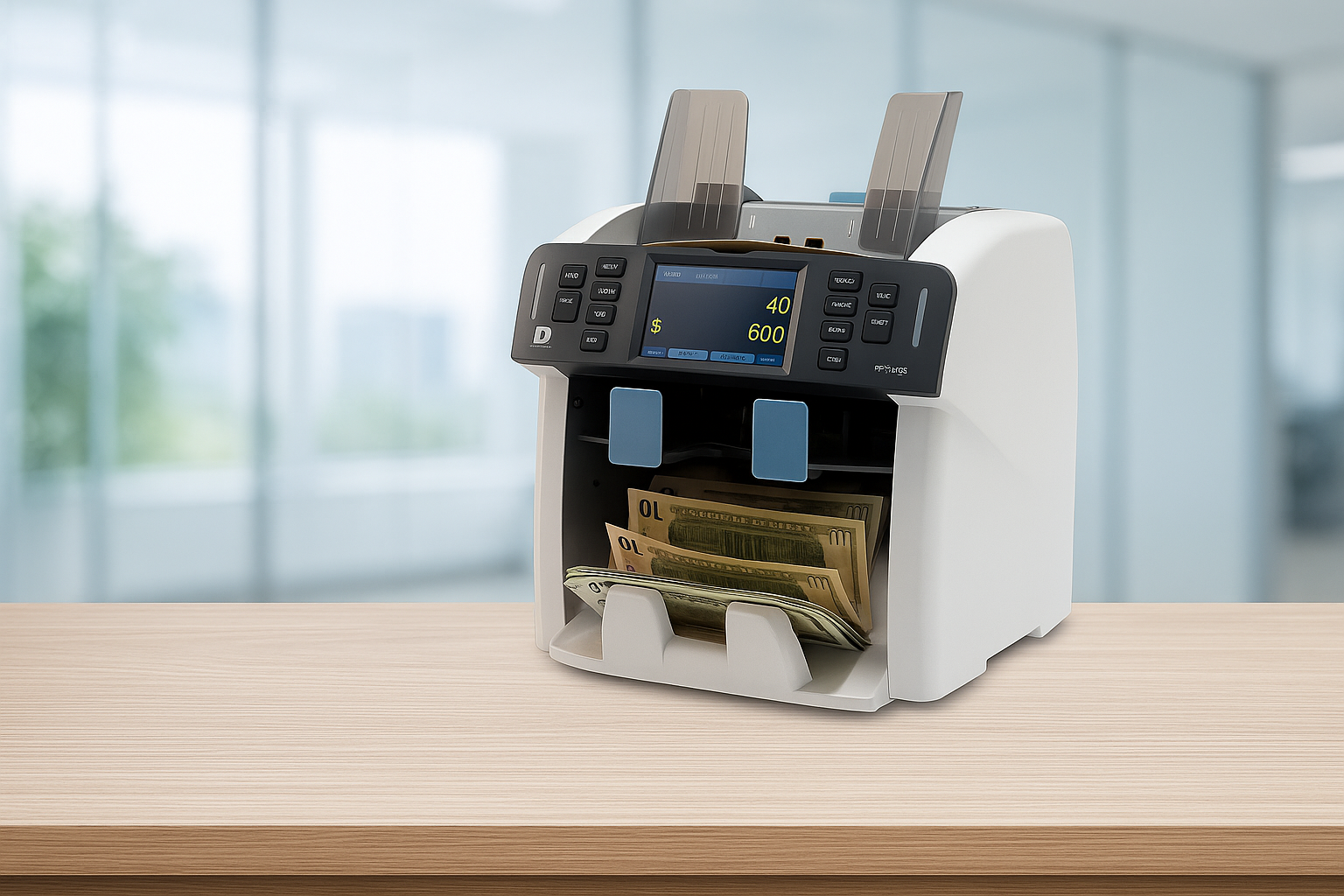 Compteuse de Billets Hardybill Automatique DP-8150F Blanc