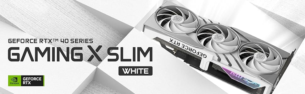 Carte graphique MSI GeForce RTX 4070 Ti Gaming X Slim 12Go GDDR6 En Tunisie
