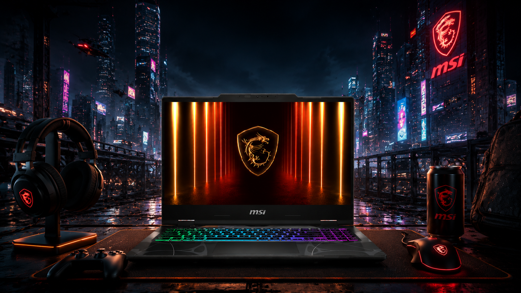 💻 Pc Portable Gamer MSI Cyborg 17 B13W – RTX 5060 & Écran 17.3" 144Hz au meilleur prix en Tunisie