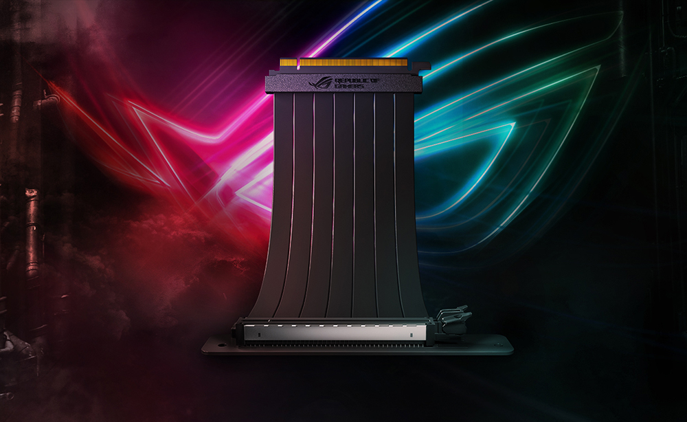 CÂBLE ASUS ELÉVATEUR ROG STRIX PCI EXPRESS X16 164 PIN 24CM NOIR