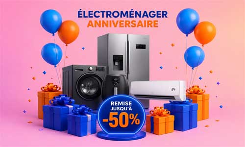 Électroménager Anniversaire