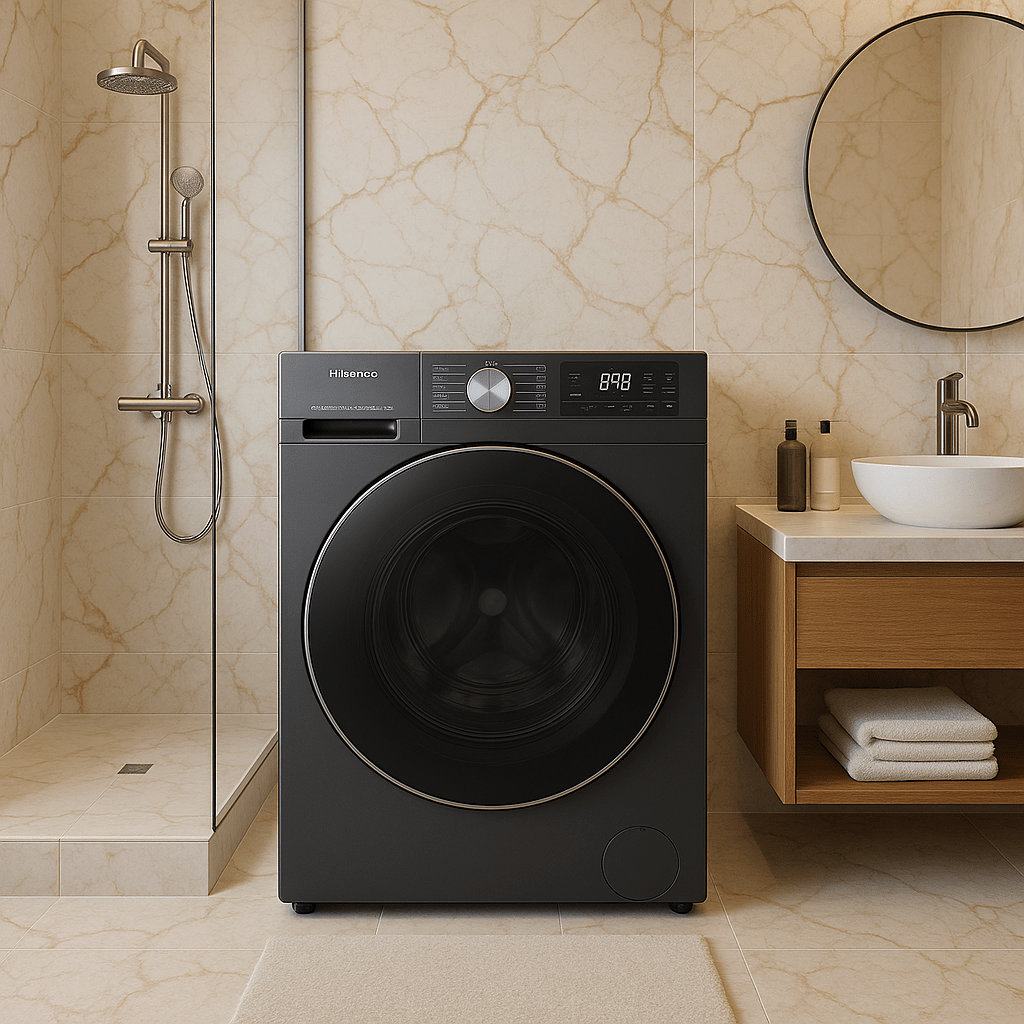 Lavante-Séchante Hisense 12 Kg / 8 Kg Inox A+++ avec Wifi et Moteur Inverter au meilleur prix en Tunisie