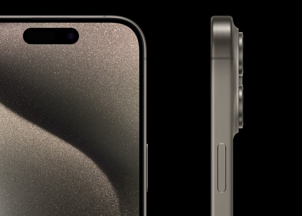 Iphone 15 pro façade avant