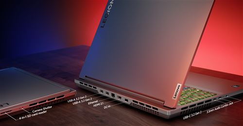 Pc Portable Lenovo Légion 7 16ACHG6 AMD Ryzen 9 32Go 1To SSD Gris (82N600P5FG)