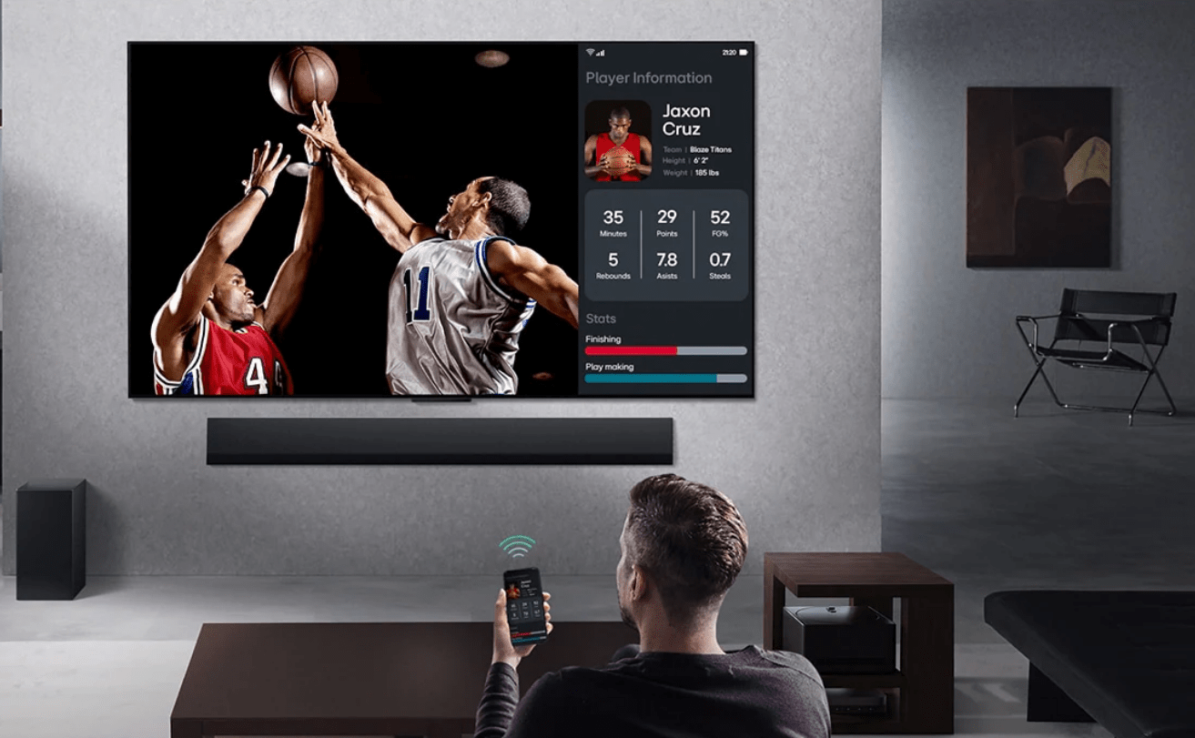 Smart TV LG UHD AI UA85 4K 50 pouces