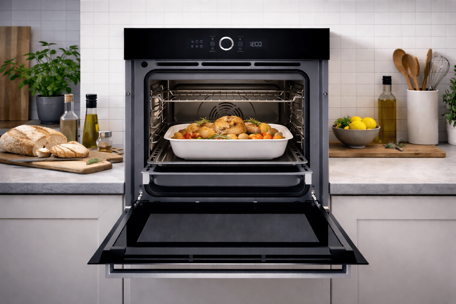 Four Encastrable électrique 73 Litres / 57 PROGRAMMES / INOX