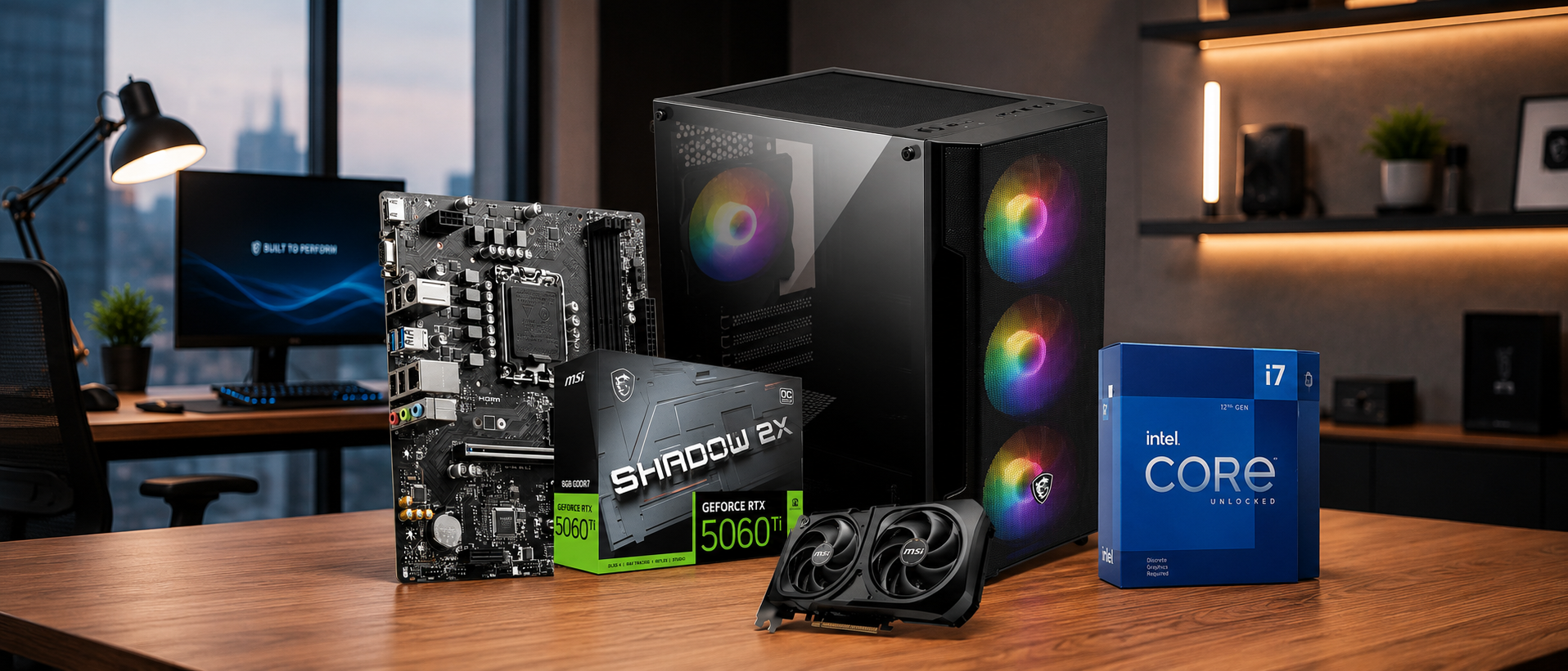 🖥️ Pc de Bureau Gamer Max 509 – i5-12400F, RTX 5060 Ti, 16Go RAM, SSD 1To au meilleur prix en Tunisie