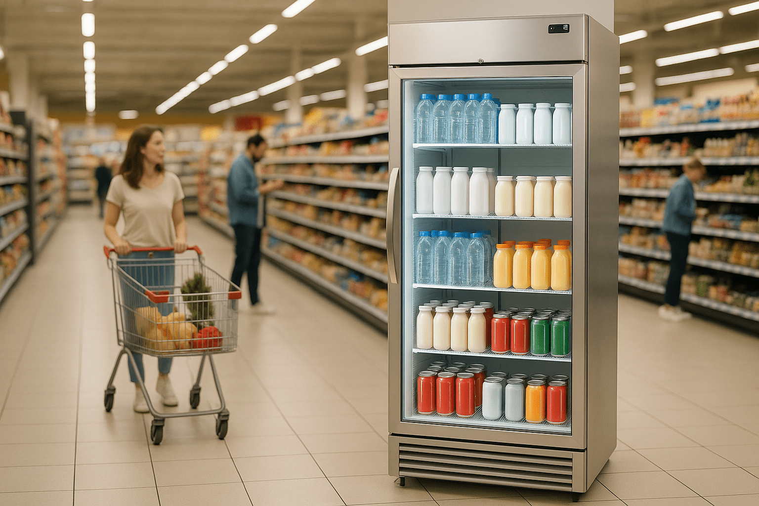 Refrigerateur vitrine MONT BLANC - VFP41BL