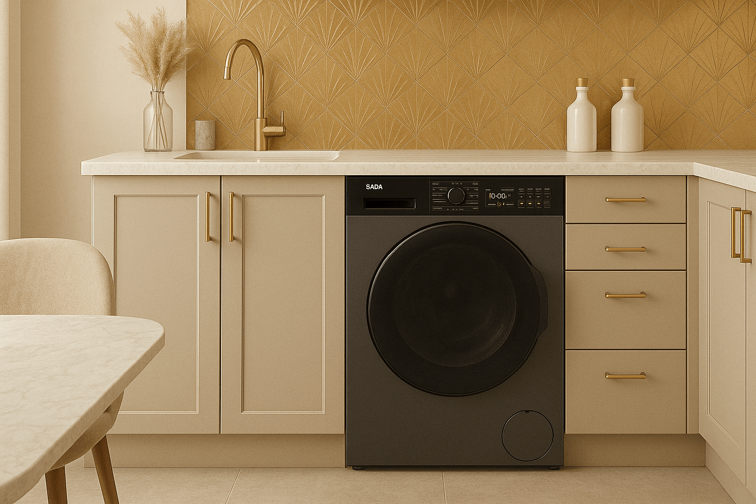 Machine à Laver SABA ML0914B 9KG 1400TR Noir