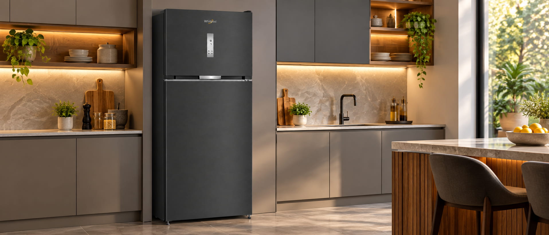 Réfrigérateur Whirlpool WHD26472WX4E 477 Litres Dual Nofrost Dark Inox