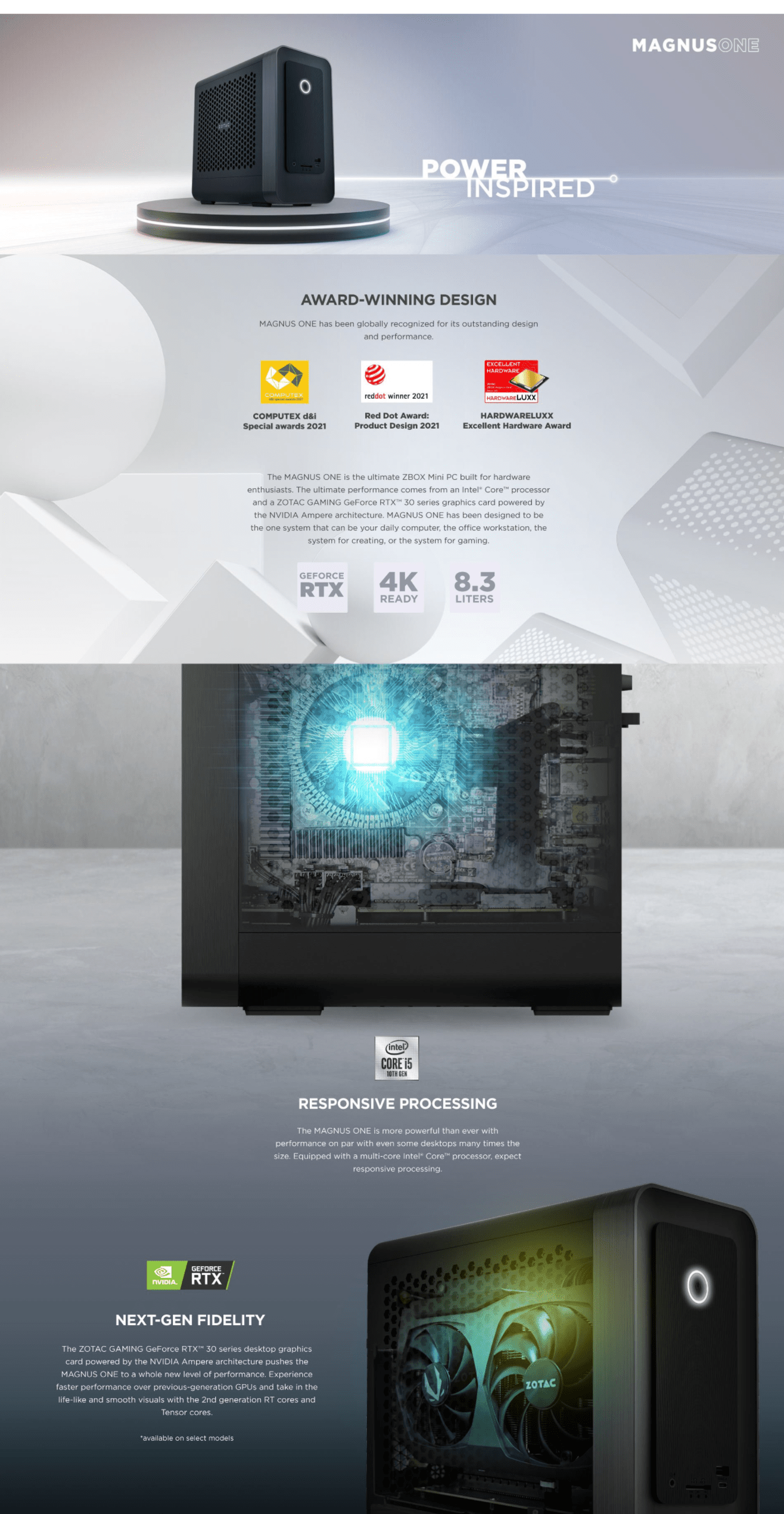 MAGNUS ONE ECM53060C (Barebone) ZBOX-ECM53060C