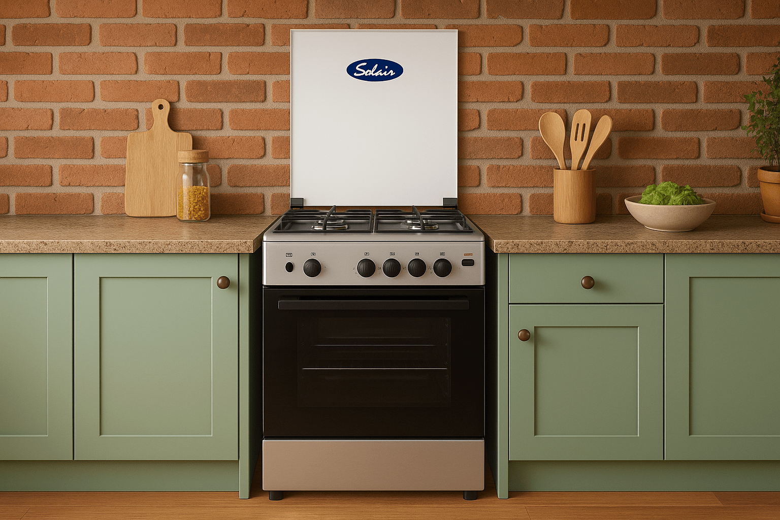 Cuisinière à Gaz SOTACER SF504XI 4Feux 50cm - Silver