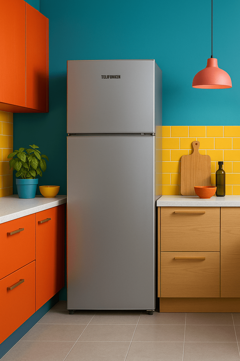 Réfrigérateur Telefunken 524L Inox NoFrost A+++ avec grande capacité et faible consommation au meilleur prix en Tunisie