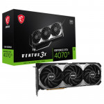 Carte graphique MSI GeForce RTX 4070 Ti Ventus 3X E1 12Go GDDR6 OC Gris