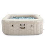 Spa Gonflable Intex 28472NP 6 Places Carré Beige