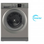Machine à Laver Frontale Inverter Ariston NS823CGGMA 8Kg Silver