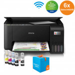 Imprimante Epson EcoTank L3251 Multifonction 3en1 à Réservoir Intégré Couleur A4 Wifi (C11CJ67409)