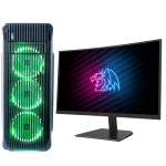 Pc De bureau Gamer Marvo AMD Ryzen 5 8Go 256Go SSD GTX 1650 4G