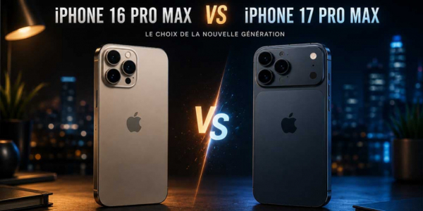 iPhone 16 Pro Max vs iPhone 17 Pro Max : guide d’achat pour bien choisir en Tunisie en 2026